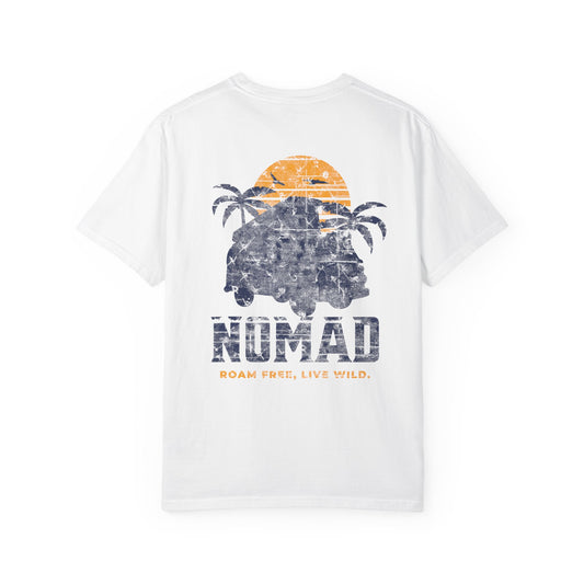 Nomad Adventure T-Shirt, Unisex Beach Tee, Perfect for Travel Lovers, Gifts for Explorers, Casual Summer Wear, Outdoor Activities