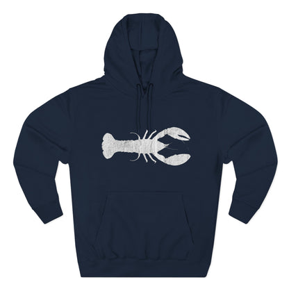 Lobster Fleece Hoodie - Cozy Pullover for Seafood Lovers, Casual Wear, Beach Days, Gift for Grill Masters, Maritime Style