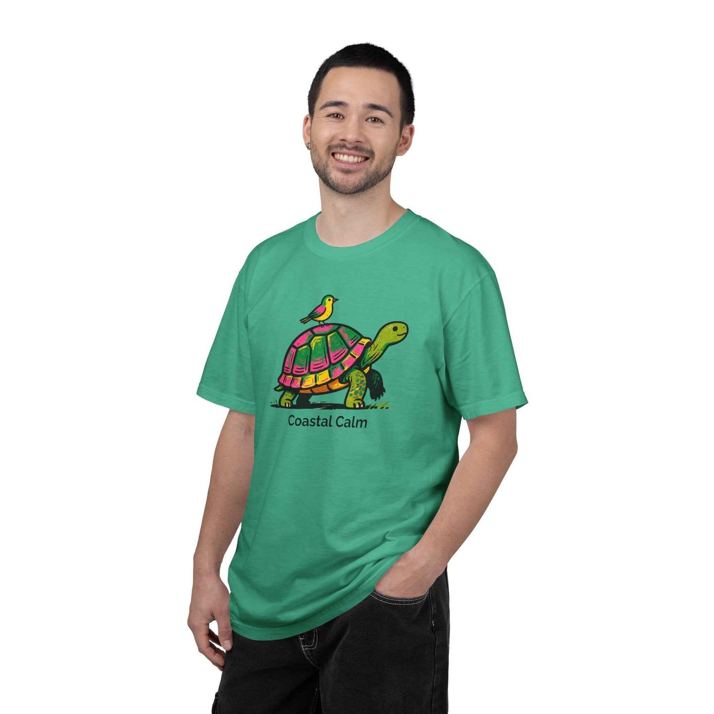 Coastal Calm Turtle Buddies T-Shirt — Beachy Sea Cotton Graphic Tee