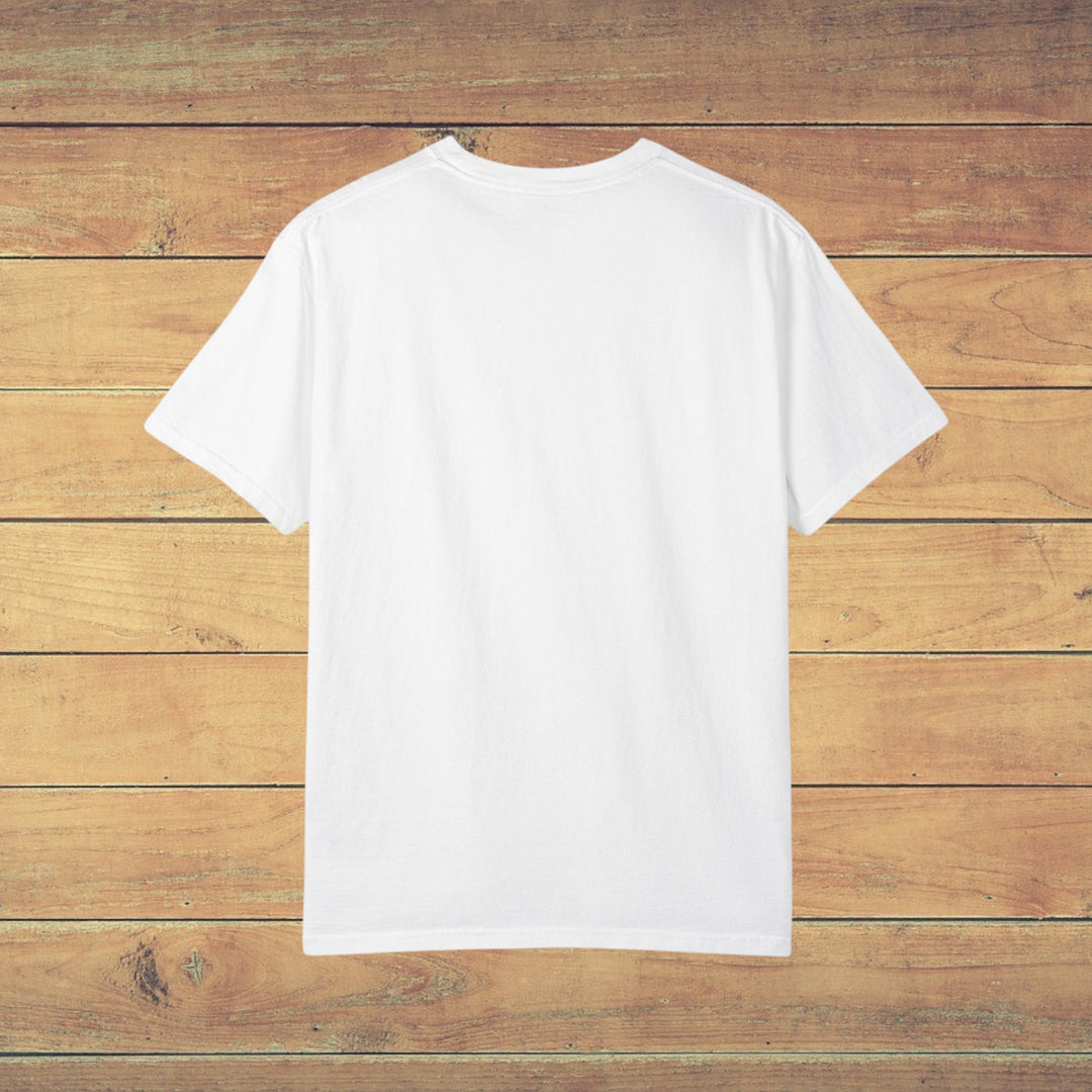 Casual Vintage Beach Van Tee | Garment-Dyed Retro Surf Graphic