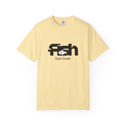 Fish East Coast Mens Graphic T-Shirt, Coastal Summer Tee, Fishing Gift, East Coast Apparel, Casual Beachwear