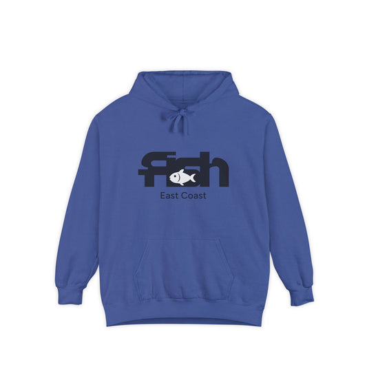 East Coast Fishing Unisex Hoodie, Casual Outdoor Wear, Perfect for Fishing Trips, Gift for Fishermen, Cool Summer Nights