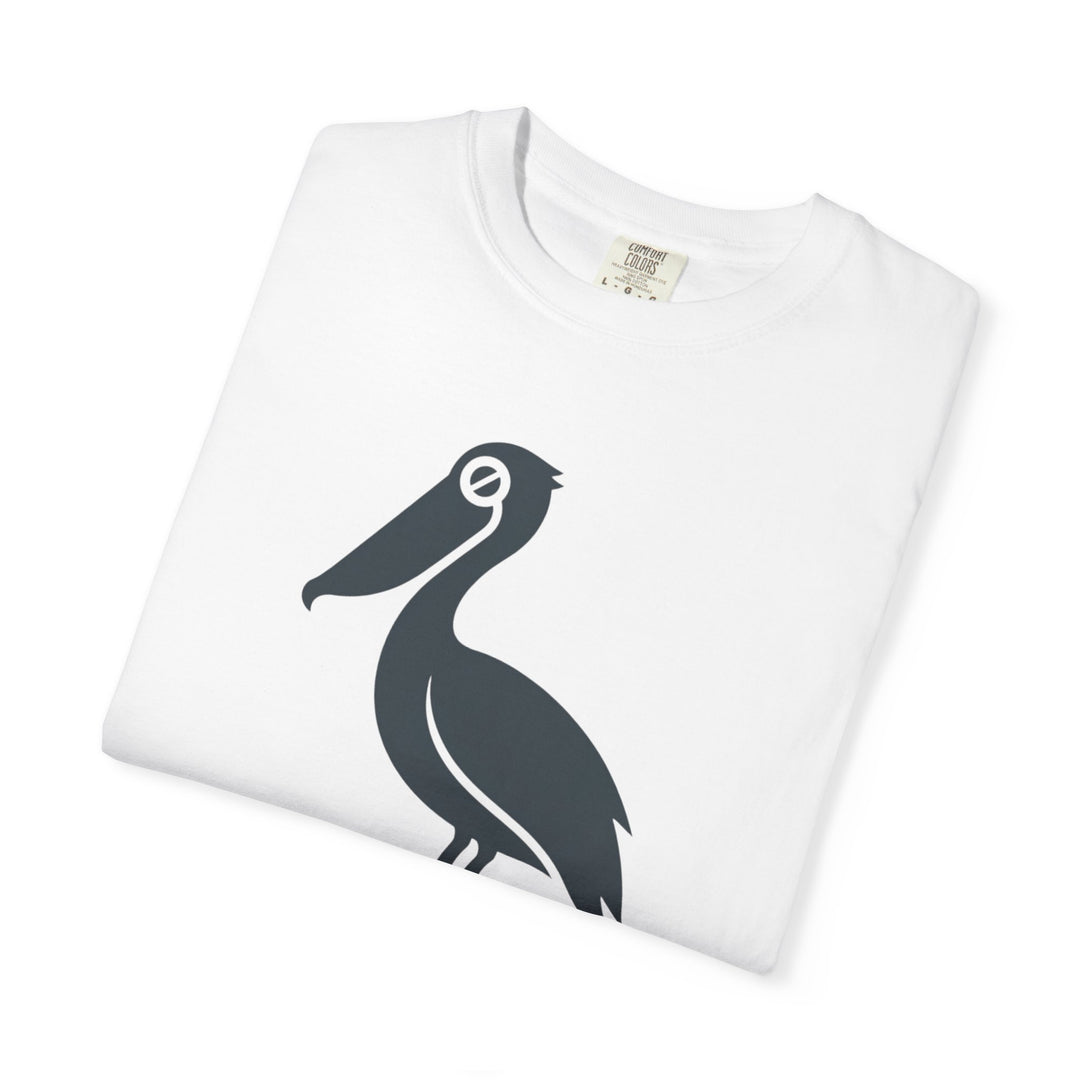 Pelican Dock Graphic T-Shirt | V Tides Coastal Garment-Dyed Tee