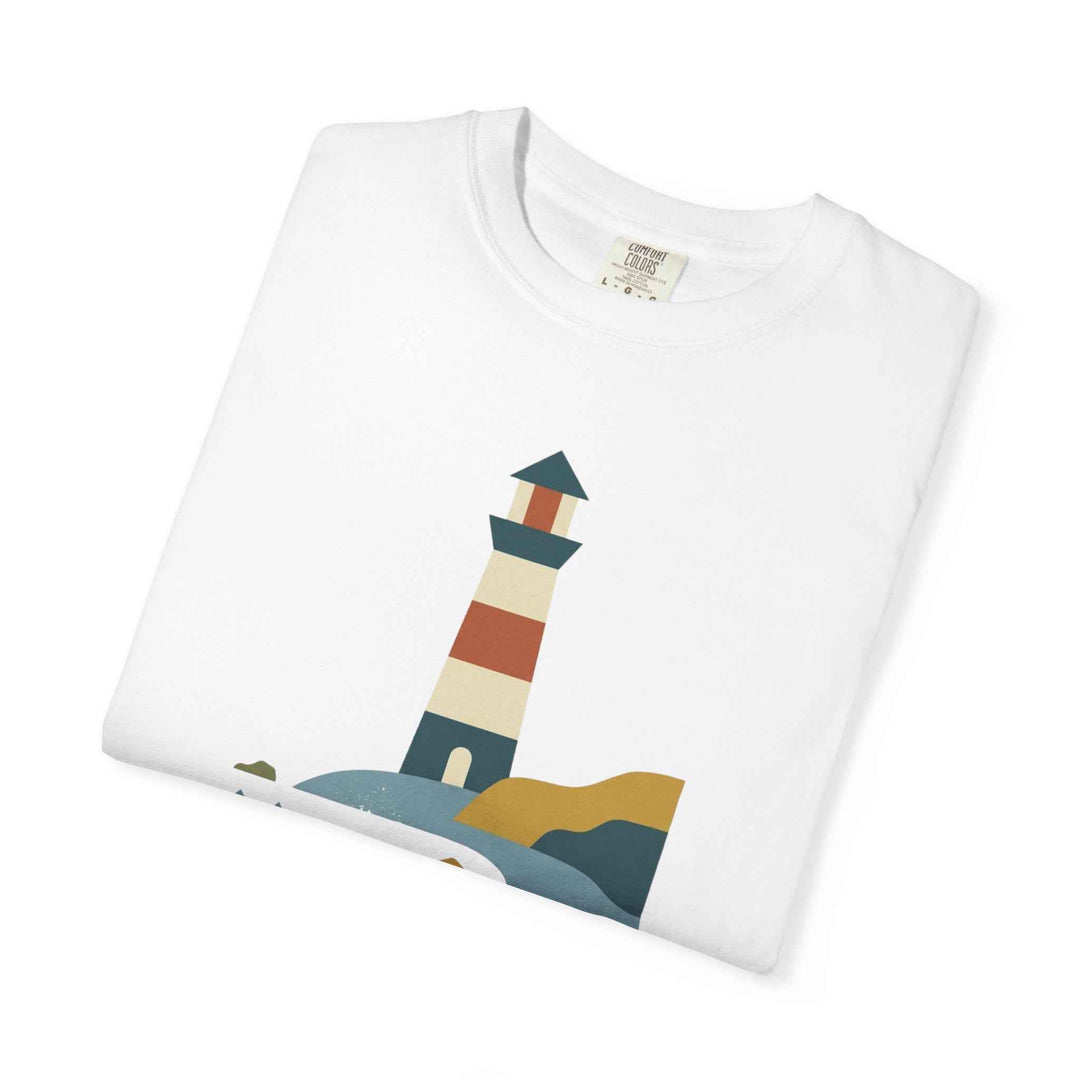 Coastline Cape Products Lighthouse T-Shirt - Vintage Beach Graphic Tee
