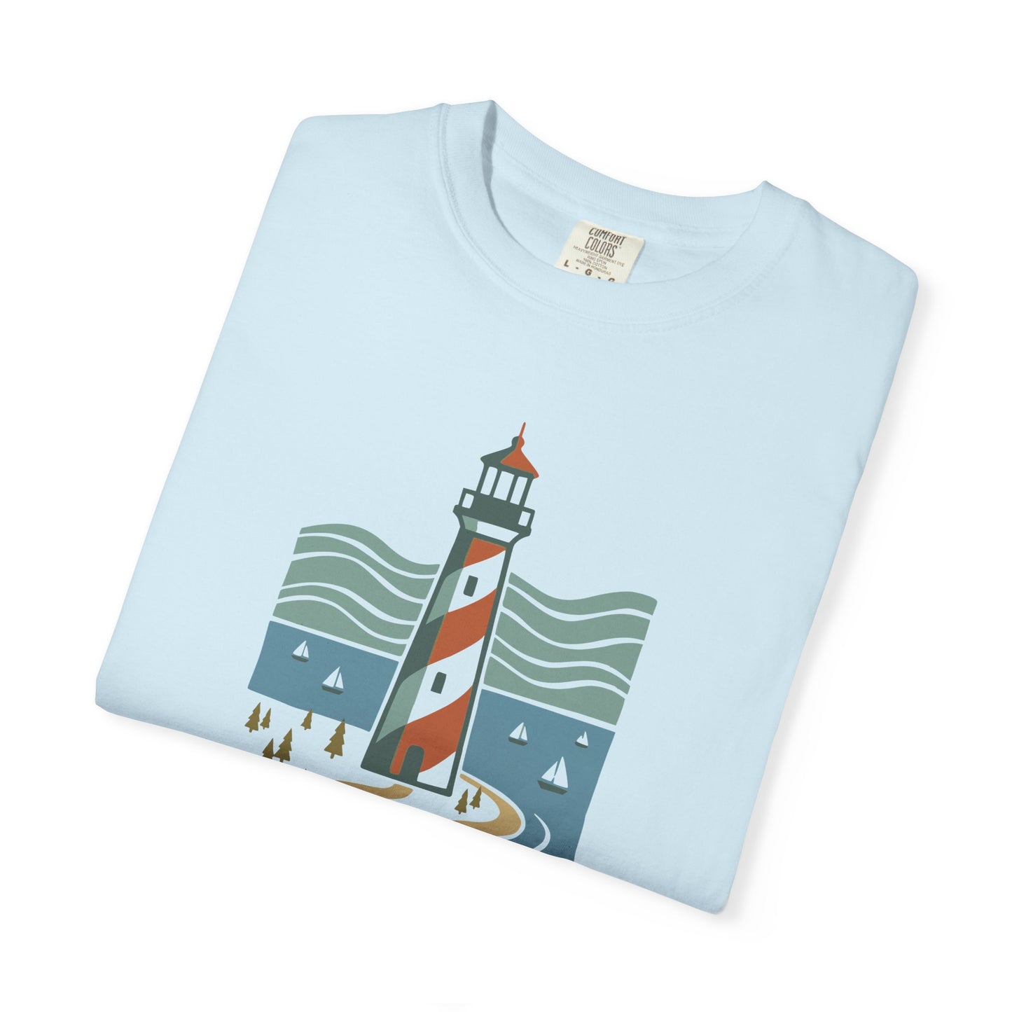 Cape Lookout Lighthouse Graphic T-Shirt - Est. 1923 Coastal Summer Beach Tee