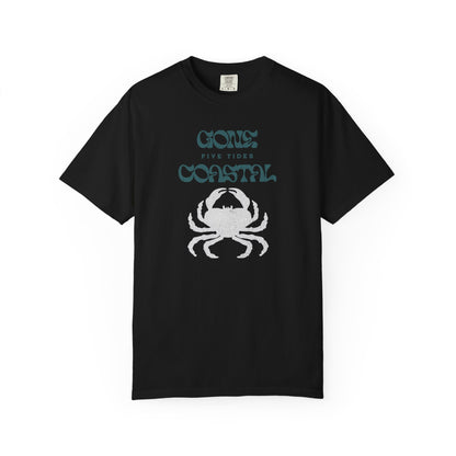 Gone Coastal Crab T-Shirt, 100% Ring-Spun Garment-Dyed Cotton