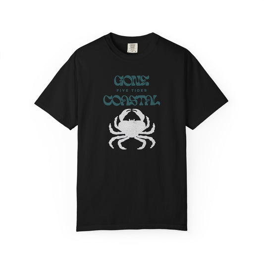 Gone Coastal Crab T-Shirt, 100% Ring-Spun Garment-Dyed Cotton