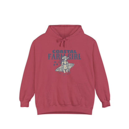Coastal Farm Girl Hoodie, Casual Beachwear, Comfortable Unisex Hoodie, Perfect Gift for Surf Lovers, Ideal for Fall & Winter