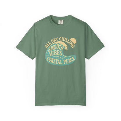 Coastal Vibes T-Shirt - All Day Chilling, Beachwear, Summer Style, Gift for Him/Her, Casual Tee
