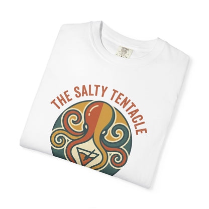 The Salty Tentacle Bar Retro Octopus T-Shirt - Beachy Summer Vintage Surf Tee