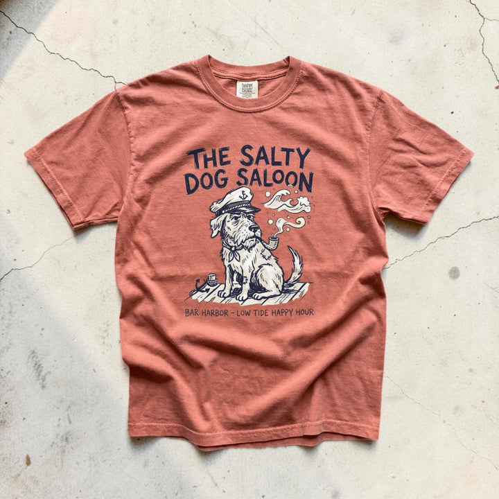 Red t-shirt with &