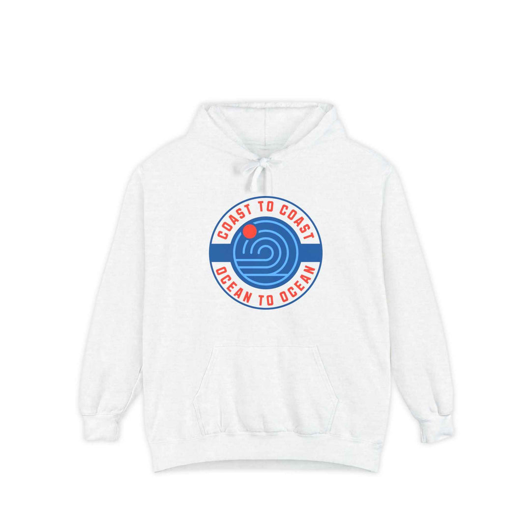 Coast to Coast, Garment-Dyed Unisex Hoodie