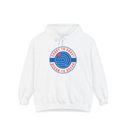 Coast to Coast Hoodie, Garment-Dyed, Unisex, Comfortable And Durable, Perfect For The Beach, Warm Winter Hoodie