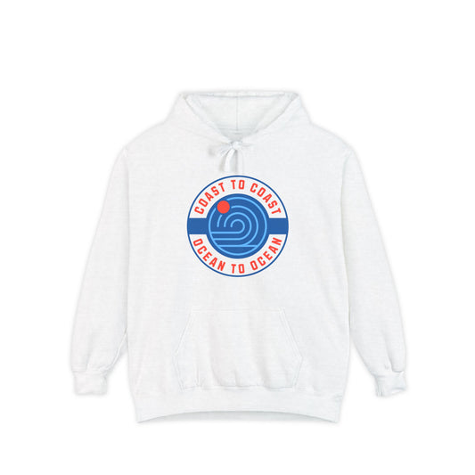Coast to Coast Hoodie, Garment-Dyed, Unisex, Comfortable And Durable, Perfect For The Beach, Warm Winter Hoodie