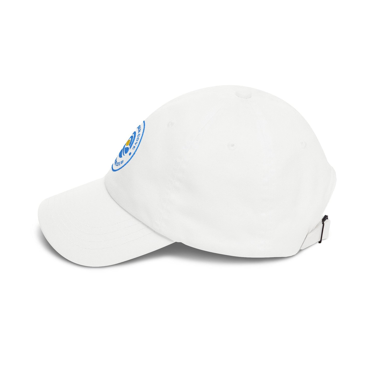 Custom Embroidered Cap — 'Saltwater Cove Beach Club' Sun & Waves Baseball Hat