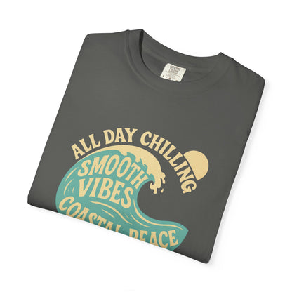 Coastal Vibes T-Shirt - All Day Chilling, Beachwear, Summer Style, Gift for Him/Her, Casual Tee