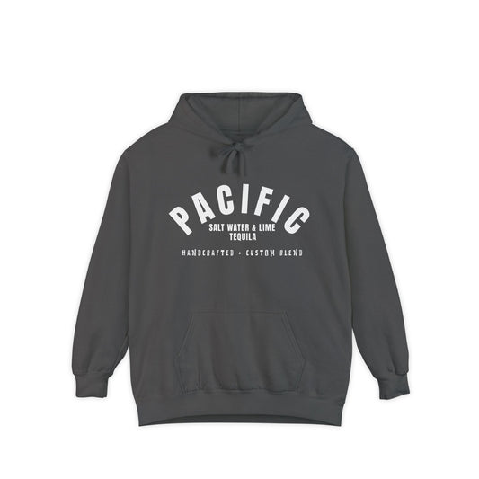 Pacific Garment-Dyed Hoodie, Casual Hoodie, Beach Vibe Sweatshirt, Gift for Him/Her, Summer Apparel, Vacation Wear