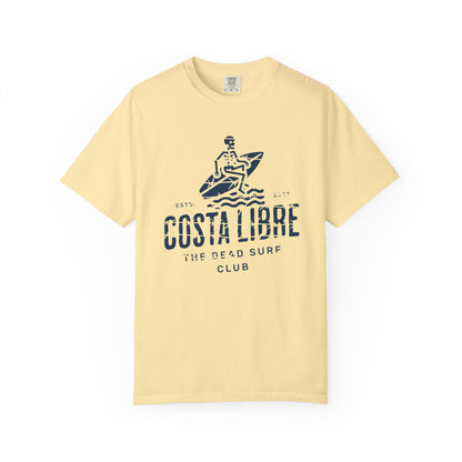 Costa Libre Surf T-Shirt, Unisex Beachwear, Casual Summer Tee, Coastal Apparel, Gift for Surf Lovers, Vacation Shirt