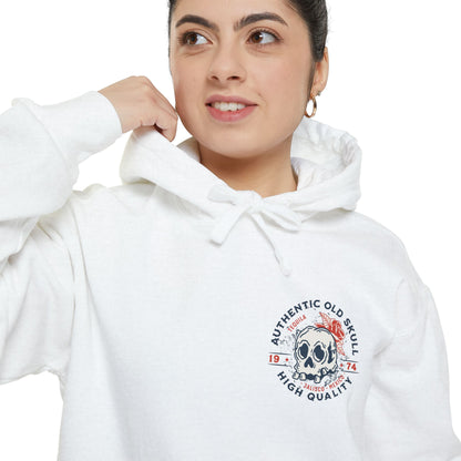 Skull Tequila Back Style Unisex Hoodie - Vintage Style, Comfortable, Ideal for Casual Outings, Gifts, Everyday Wear, Holiday Apparel