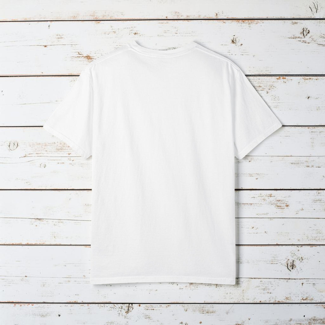 White t-shirt on a white background