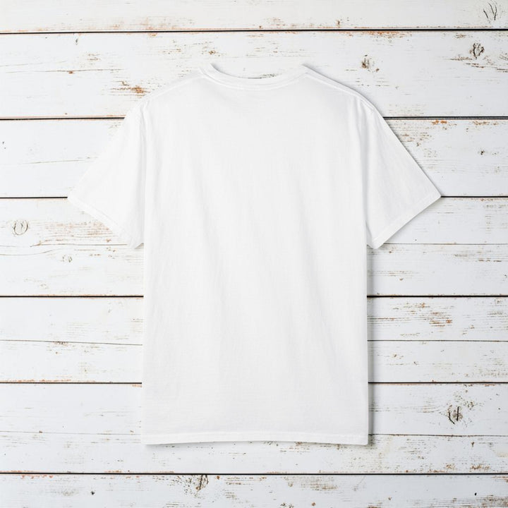 White t-shirt on a white background