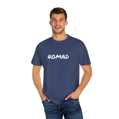 Nomad Unisex Garment-Dyed T-Shirt | Travel Lovers Tee, Adventure Apparel, Gift for Nomads, Casual Everyday Wear, Summer Style