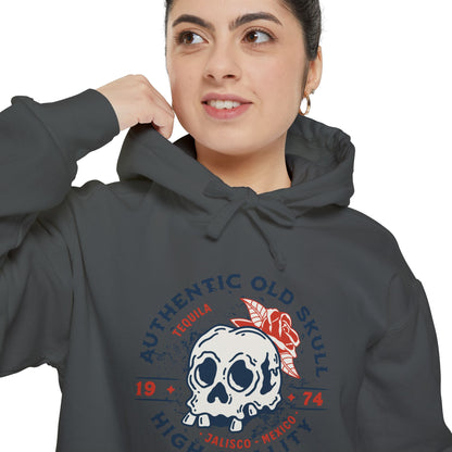 Skull Tequila Unisex Hoodie - Vintage Style, Comfortable, Ideal for Casual Outings, Gifts, Everyday Wear, Holiday Apparel