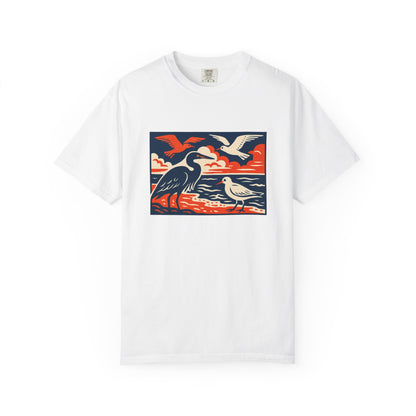Nature-Inspired Unisex T-Shirt | Vintage Bird Design, Casual Wear, Gifts for Nature Lovers, Hiking Apparel, Outdoor Enthusiasts
