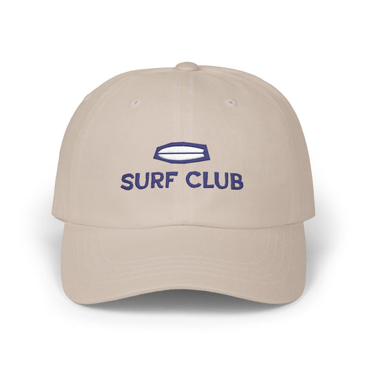 Custom Embroidered Surf Club Cap — Summer Beach Baseball Hat