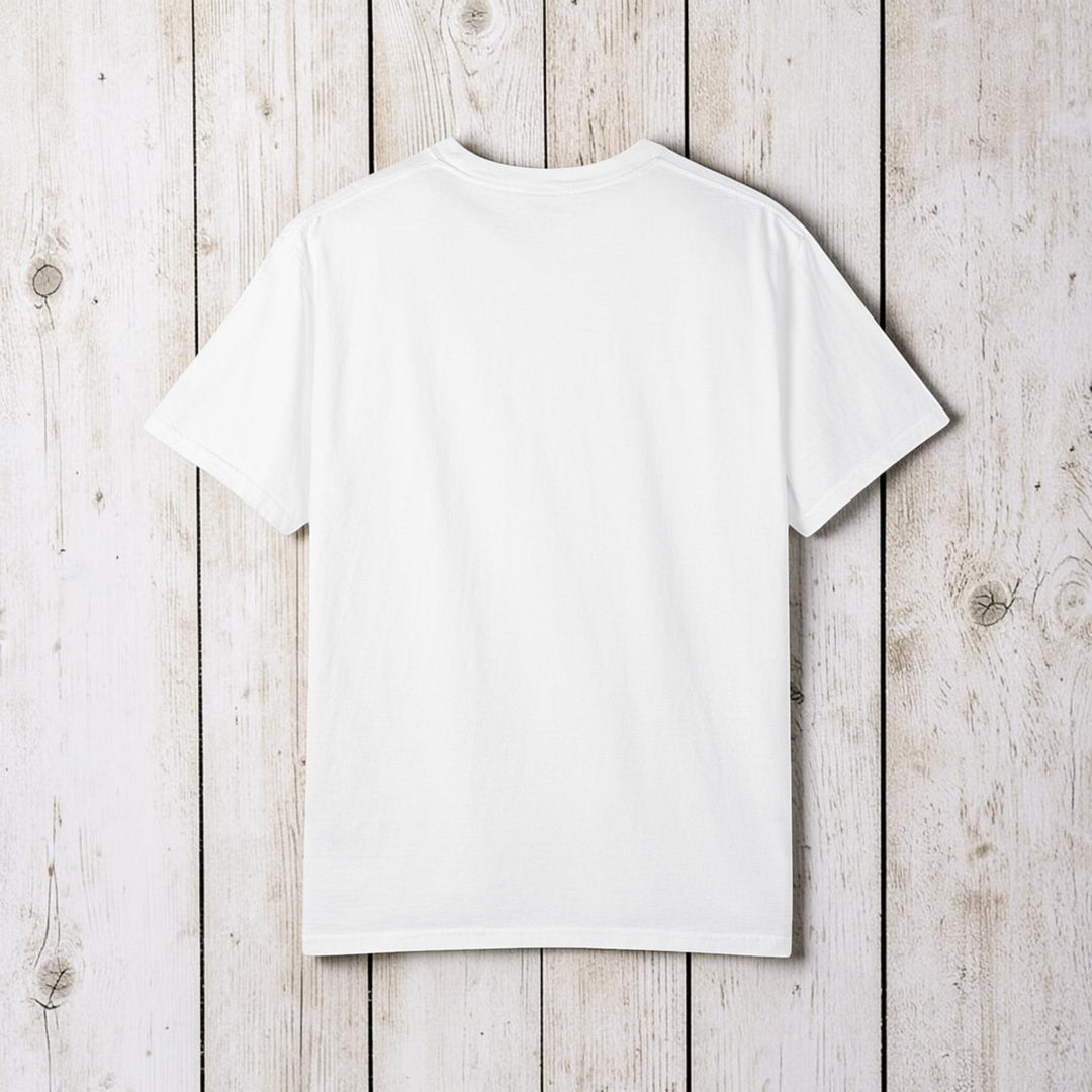 White t-shirt on a white background