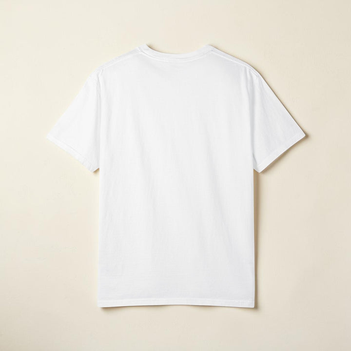 White t-shirt on a white background