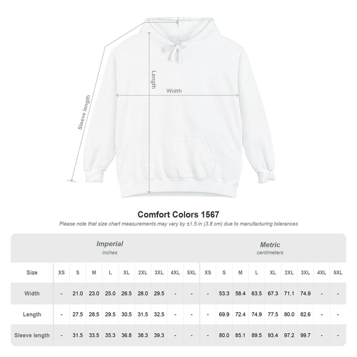 Seaport Fish Market Garment-Dyed Hoodie — Boston Coastal Lobster &amp; Fish Graphic