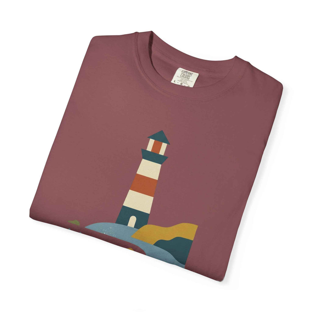 Coastline Cape Products Lighthouse T-Shirt - Vintage Beach Graphic Tee