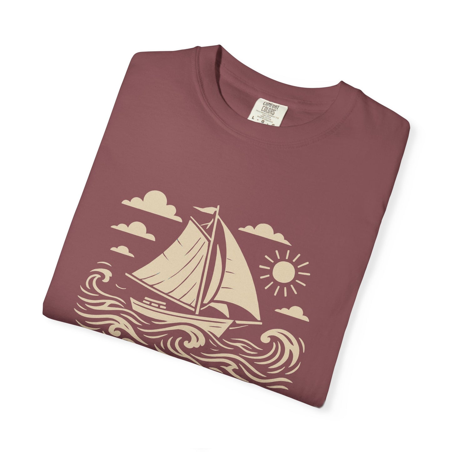 Unisex Garment-Dyed T-Shirt with Nautical Sailboat Design, Casual Summer Apparel, Beach Vibes, Gift for Sailors, Vacation Wear, [...]