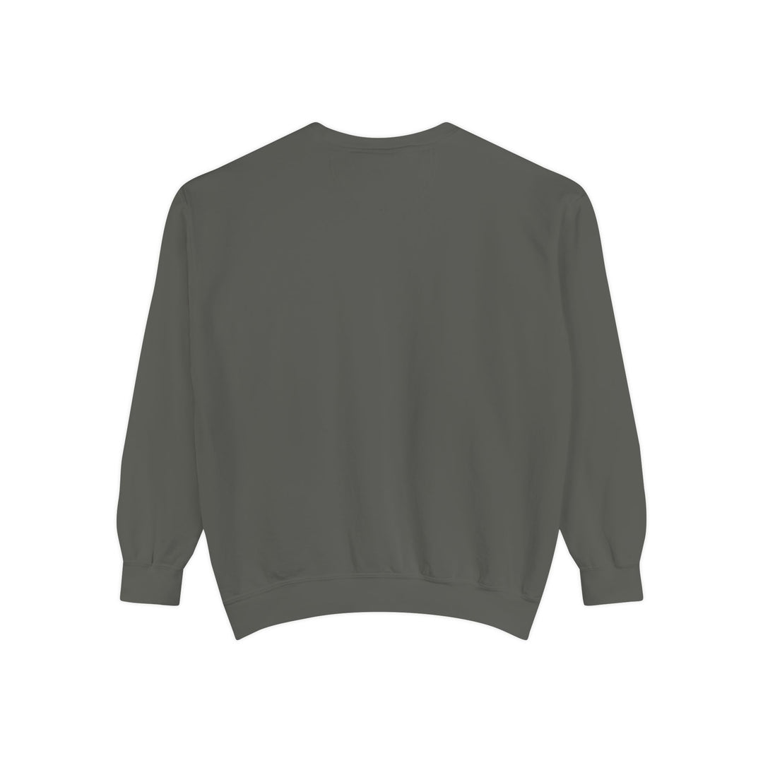 Gray sweatshirt on a white background