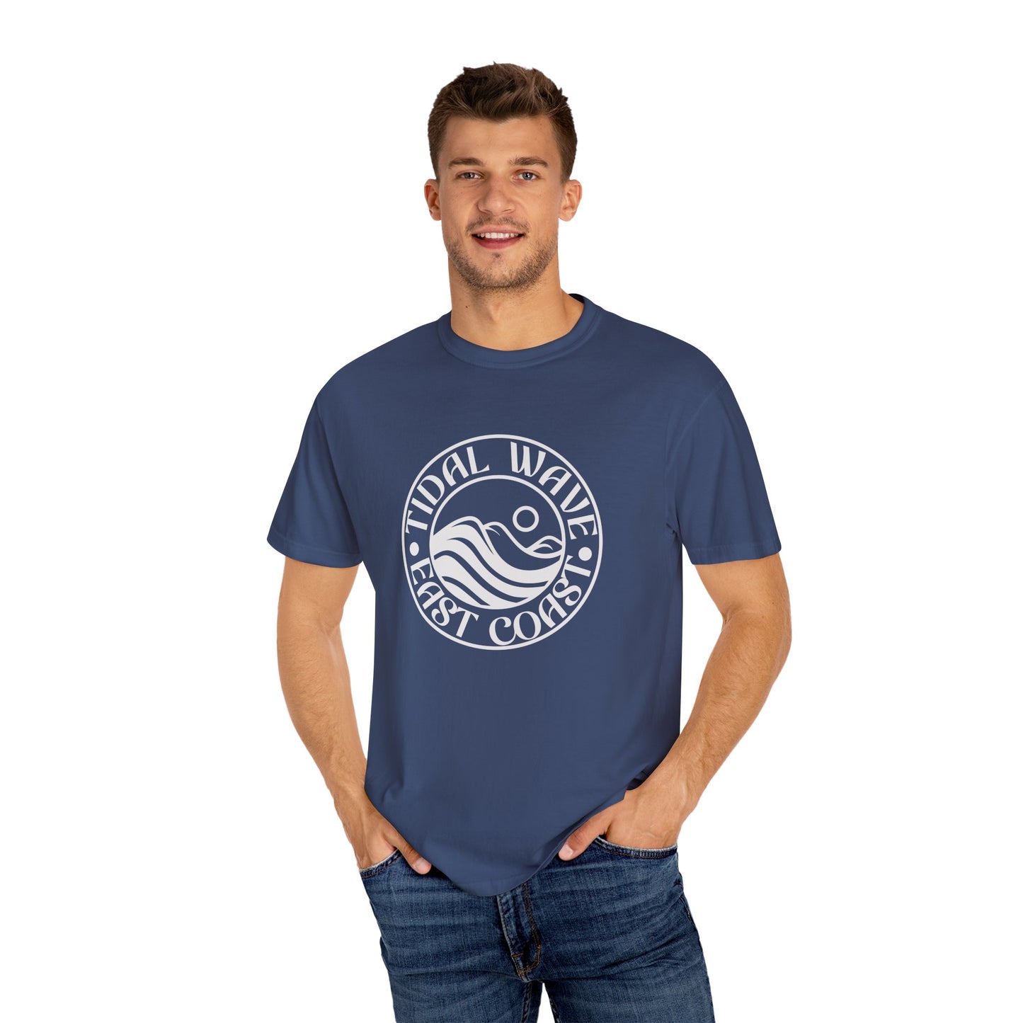 East Coast Tidal Wave Unisex T-shirt | Ocean Lover Gift, Beachwear, Casual Style, Summer Vibe, Travel Essentials