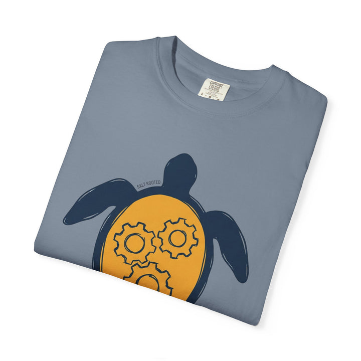 Sea Turtle Gear Graphic T-Shirt | Coastal Garment-Dyed Tee