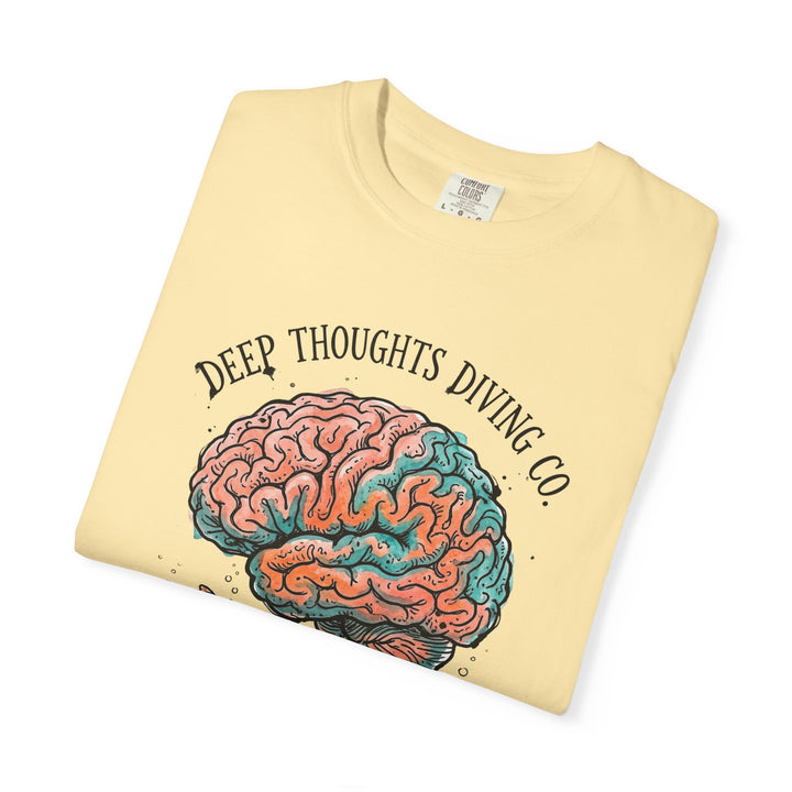 Deep Thoughts Diving Co. Brain Tree Graphic Tee — Garment-Dyed T-Shirt