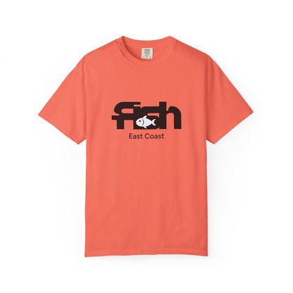 Fish East Coast Mens Graphic T-Shirt, Coastal Summer Tee, Fishing Gift, East Coast Apparel, Casual Beachwear
