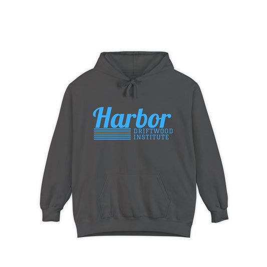 Harbor Driftwood Institute Hoodie | Cozy Unisex Sweatshirt, Casual Wear, Beach Vibes, Gift for Him/Her, Perfect for Fall & Winter