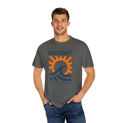 Westcoast Vibes T-Shirt, Summer Essentials, Gift for Beach Lovers, Casual Wear, Trendy Tee, Vacation Outfit