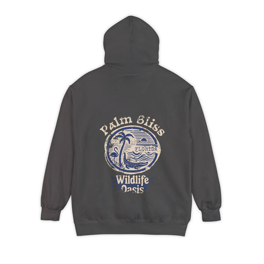 Palm Bliss Cozy Hoodie - Palm Bliss Design, Unisex Casual Pullover, Perfect for Nature Lovers, Gift for Outdoor Enthusiasts, Travel