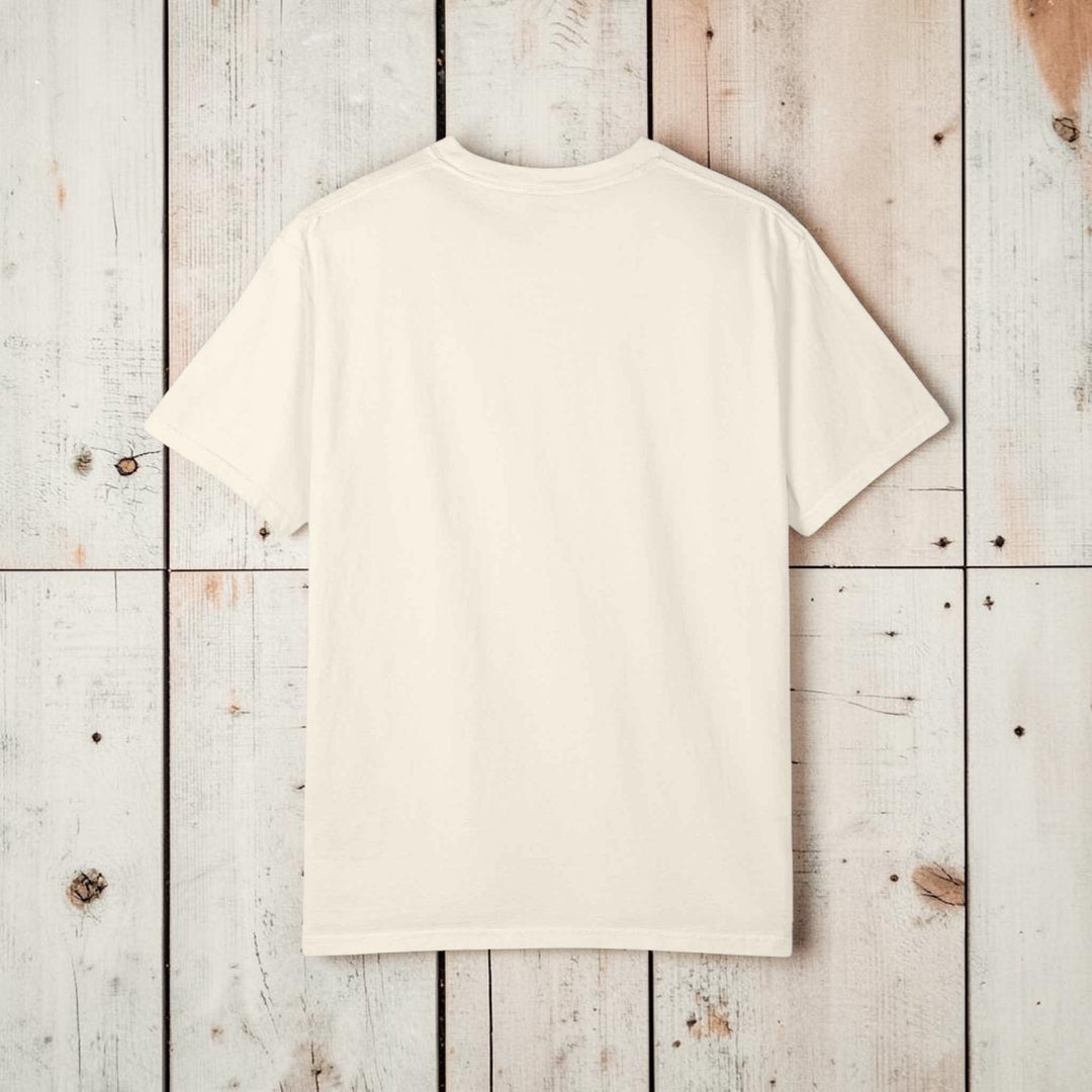 Serene Coastal Nature Scene, Garment-Dyed Unisex T-Shirt