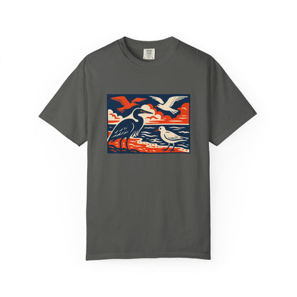 Nature-Inspired Unisex T-Shirt | Vintage Bird Design, Casual Wear, Gifts for Nature Lovers, Hiking Apparel, Outdoor Enthusiasts