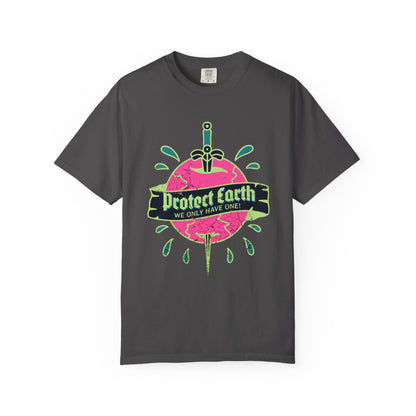 Protect Earth T-Shirt, 100% Ring-Spun Garment-Dyed Cotton