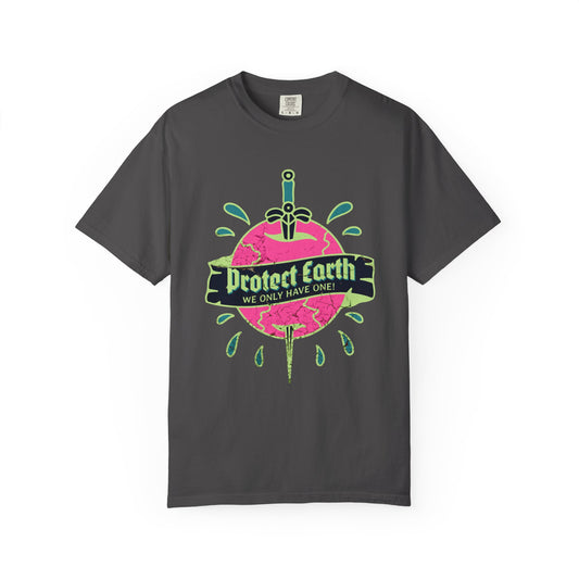 Protect Earth T-Shirt, 100% Ring-Spun Garment-Dyed Cotton