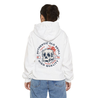 Skull Tequila Back Style Unisex Hoodie - Vintage Style, Comfortable, Ideal for Casual Outings, Gifts, Everyday Wear, Holiday Apparel