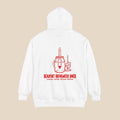 Beaufort Breakwater Diner hoodie — front view of this coastal graphic pullover by Five Tides Apparel