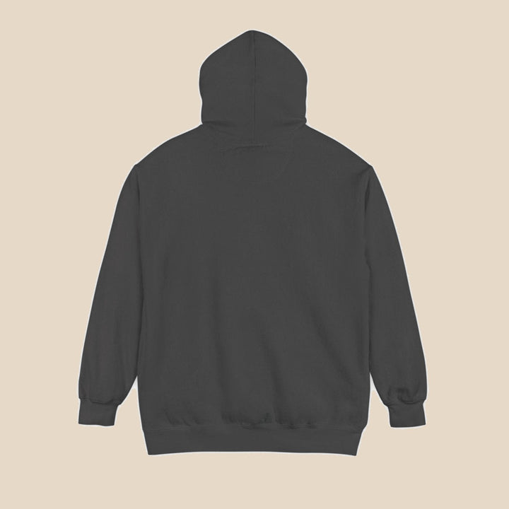 Hatteras Lighthouse hoodie — back view of this coastal graphic pullover by Five Tides Apparel