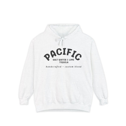 Pacific Tequila Hoodie - Casual Unisex Garment-Dyed Sweatshirt, Beach Vibes, Relaxed Style, Ideal Gift for Friends, Summer Celebration